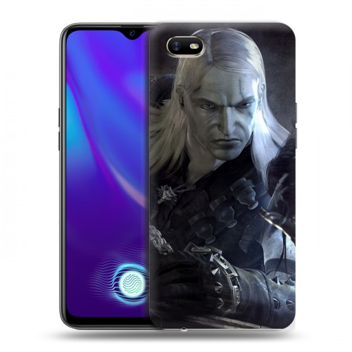 Дизайнерский силиконовый с усиленными углами чехол для OPPO A1k Witcher