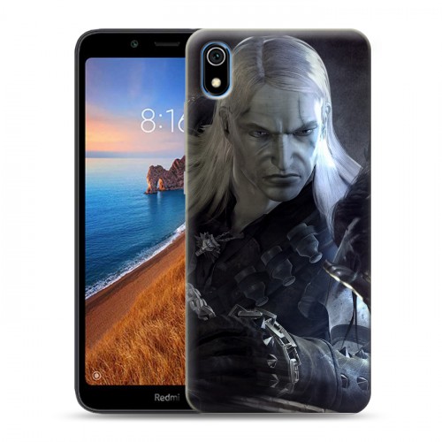 Дизайнерский силиконовый чехол для Xiaomi RedMi 7A Witcher