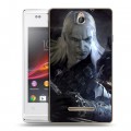 Дизайнерский пластиковый чехол для Sony Xperia E Witcher