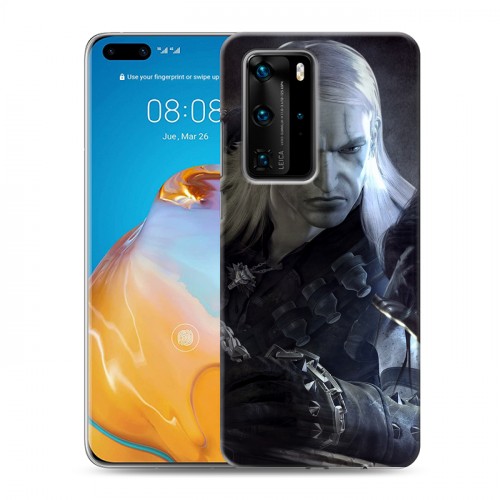 Дизайнерский пластиковый чехол для Huawei P40 Pro Witcher