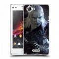 Дизайнерский пластиковый чехол для Sony Xperia L Witcher