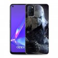 Дизайнерский пластиковый чехол для OPPO A52 Witcher