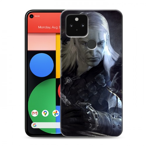 Дизайнерский пластиковый чехол для Google Pixel 5 Witcher