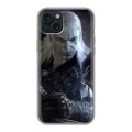 Дизайнерский силиконовый чехол для Iphone 15 Plus Witcher