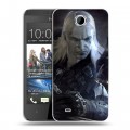 Дизайнерский пластиковый чехол для HTC Desire 300 Witcher