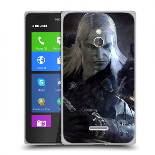 Дизайнерский силиконовый чехол для Nokia XL Witcher