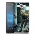 Дизайнерский пластиковый чехол для Microsoft Lumia 950 Witcher