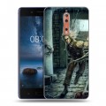 Дизайнерский пластиковый чехол для Nokia 8 Witcher