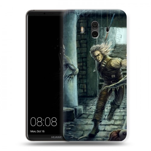 Дизайнерский пластиковый чехол для Huawei Mate 10 Witcher