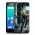 Дизайнерский силиконовый чехол для Micromax Q409 Witcher