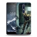 Дизайнерский пластиковый чехол для Nokia 5.1 Witcher