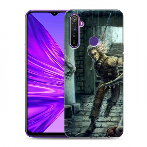 Дизайнерский силиконовый чехол для Realme 5 Witcher