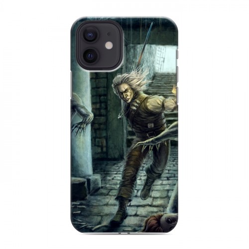 Дизайнерский силиконовый чехол для Iphone 12 Witcher