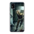 Дизайнерский силиконовый чехол для ZTE Blade A31 Witcher