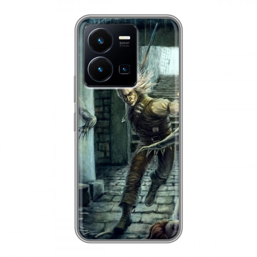 Дизайнерский силиконовый чехол для Vivo Y35 Witcher