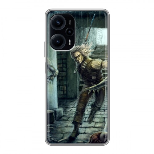 Дизайнерский силиконовый чехол для XIaomi Poco F5 Witcher