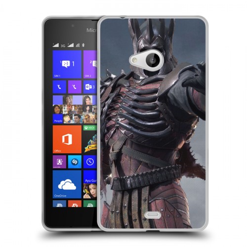 Дизайнерский пластиковый чехол для Microsoft Lumia 540 Witcher