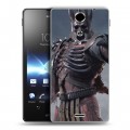 Дизайнерский пластиковый чехол для Sony Xperia TX Witcher