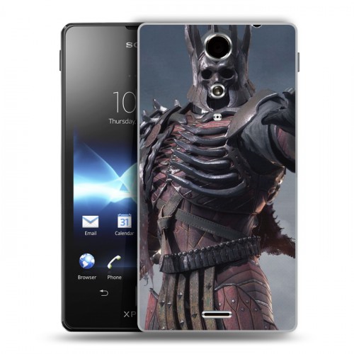 Дизайнерский пластиковый чехол для Sony Xperia TX Witcher