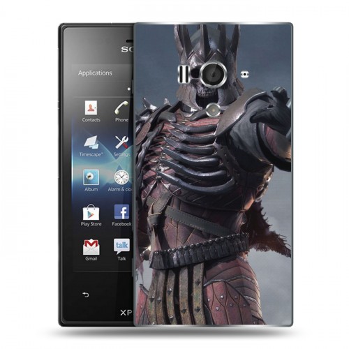 Дизайнерский пластиковый чехол для Sony Xperia acro S Witcher