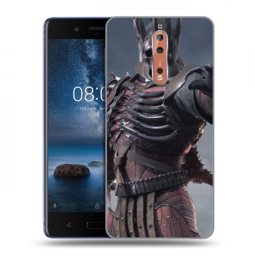 Дизайнерский пластиковый чехол для Nokia 8 Witcher