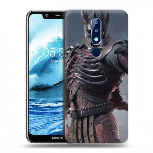 Дизайнерский силиконовый чехол для Nokia 5.1 Plus Witcher