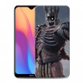 Дизайнерский силиконовый с усиленными углами чехол для Xiaomi RedMi 8A Witcher