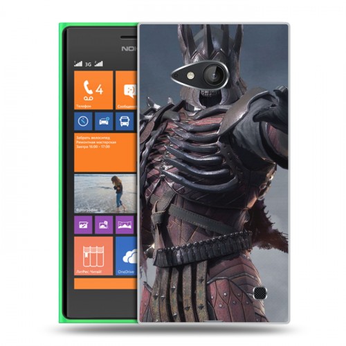 Дизайнерский пластиковый чехол для Nokia Lumia 730/735 Witcher