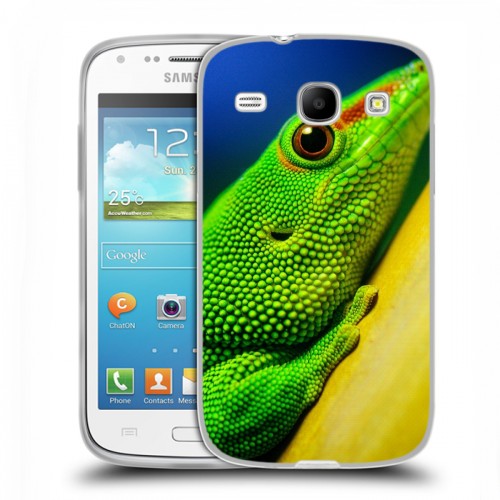 Дизайнерский силиконовый чехол для Samsung Galaxy Core Ящерицы