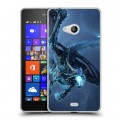 Дизайнерский пластиковый чехол для Microsoft Lumia 540 World of warcraft