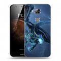 Дизайнерский пластиковый чехол для Huawei G8 World of warcraft