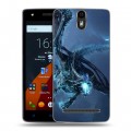 Дизайнерский силиконовый чехол для Wileyfox Storm World of warcraft