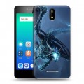 Дизайнерский силиконовый чехол для Micromax Q409 World of warcraft