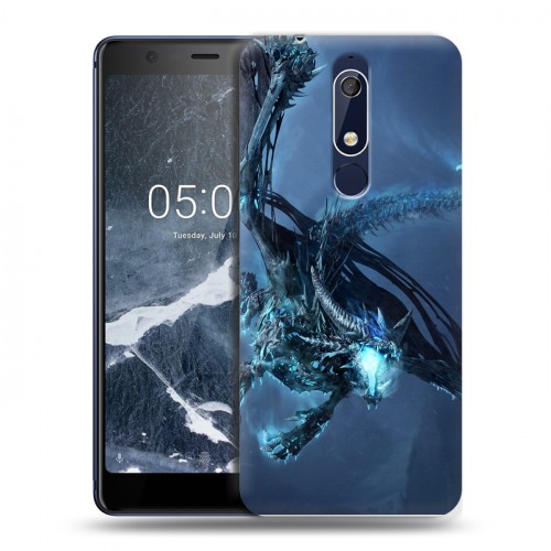 Дизайнерский пластиковый чехол для Nokia 5.1 World of warcraft