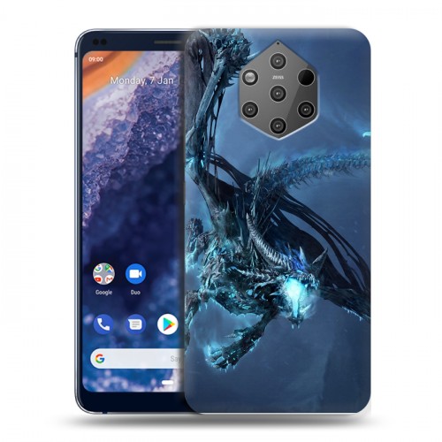 Дизайнерский силиконовый чехол для Nokia 9 PureView World of warcraft