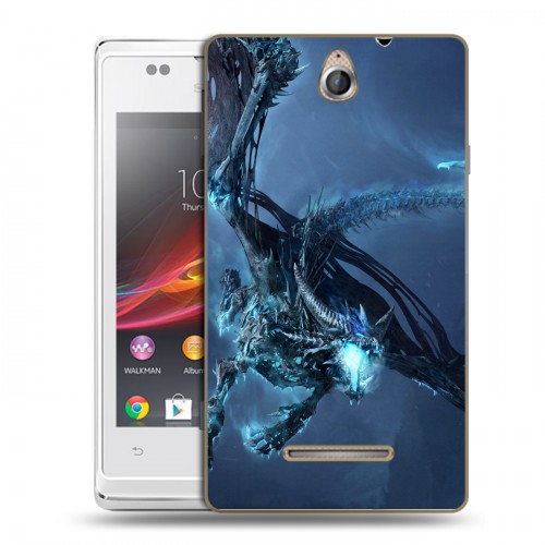 Дизайнерский пластиковый чехол для Sony Xperia E World of warcraft