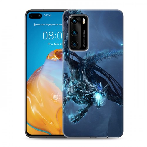 Дизайнерский пластиковый чехол для Huawei P40 World of warcraft