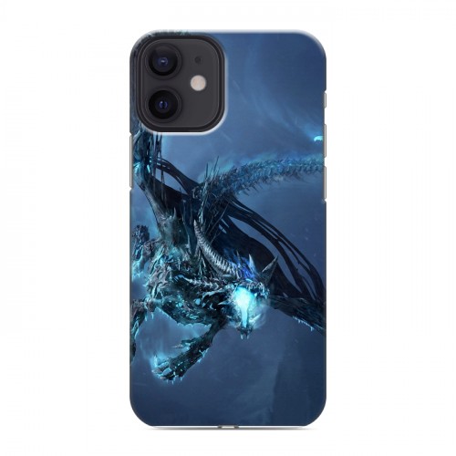 Дизайнерский силиконовый с усиленными углами чехол для Iphone 12 Mini World of warcraft