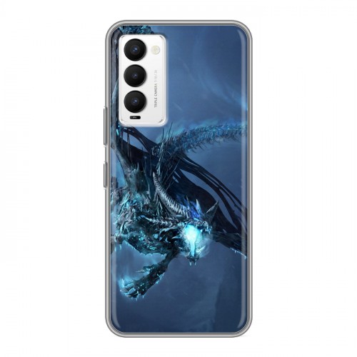 Дизайнерский силиконовый чехол для Tecno Camon 18 World of warcraft