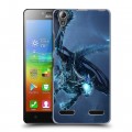 Дизайнерский пластиковый чехол для Lenovo A6000 World of warcraft