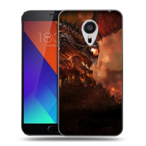 Дизайнерский пластиковый чехол для Meizu MX5 World of warcraft