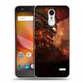 Дизайнерский пластиковый чехол для ZTE Blade X5 World of warcraft