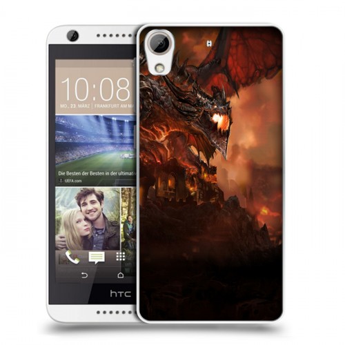 Дизайнерский силиконовый чехол для HTC Desire 626 World of warcraft