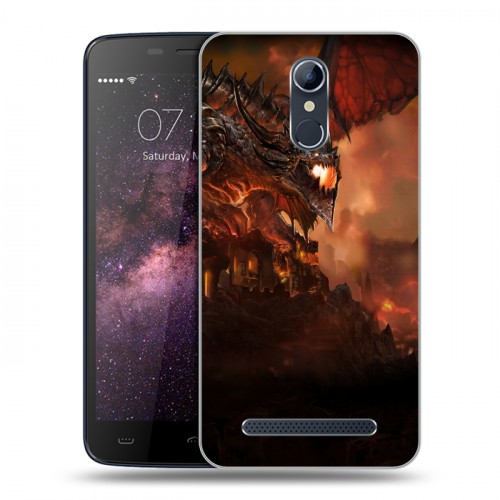 Дизайнерский силиконовый чехол для Homtom HT17 World of warcraft