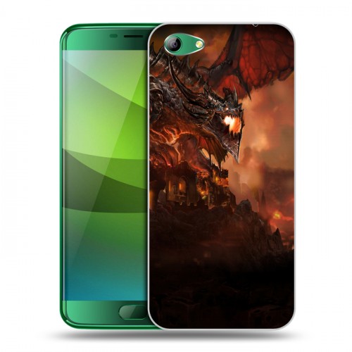 Дизайнерский силиконовый чехол для Elephone S7 World of warcraft