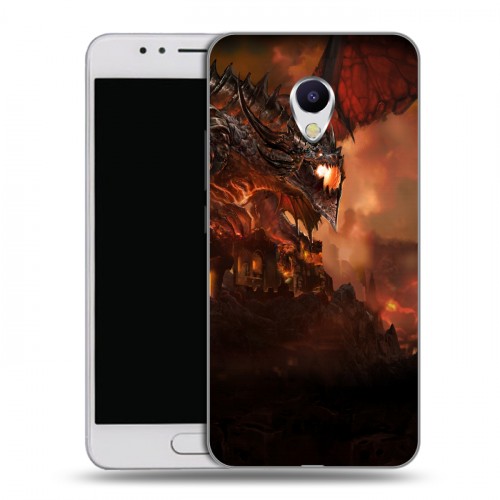 Дизайнерский силиконовый чехол для Meizu M5s World of warcraft