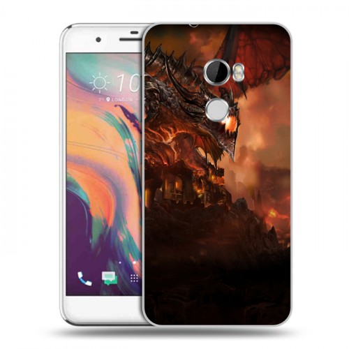 Дизайнерский пластиковый чехол для HTC One X10 World of warcraft