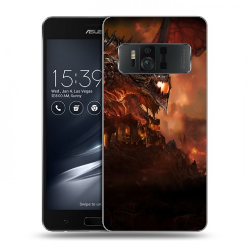 Дизайнерский силиконовый чехол для ASUS ZenFone AR World of warcraft