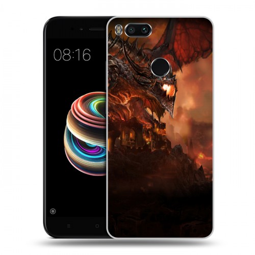 Дизайнерский силиконовый чехол для Xiaomi Mi5X World of warcraft