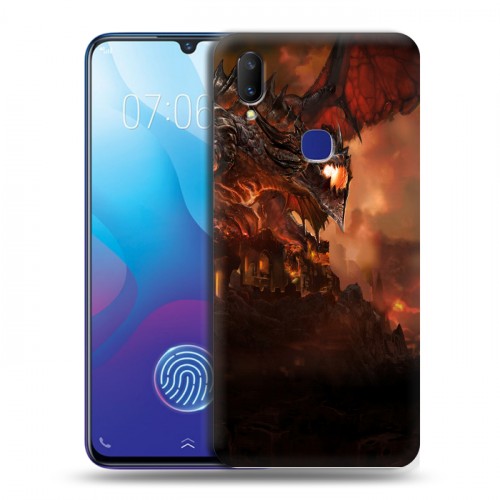 Дизайнерский пластиковый чехол для Vivo V11i World of warcraft